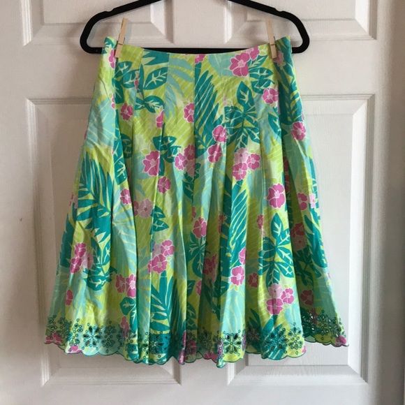 Lilly Pulitzer Dresses & Skirts - VTG Lilly Pulitzer White Label Skirt / Size 6